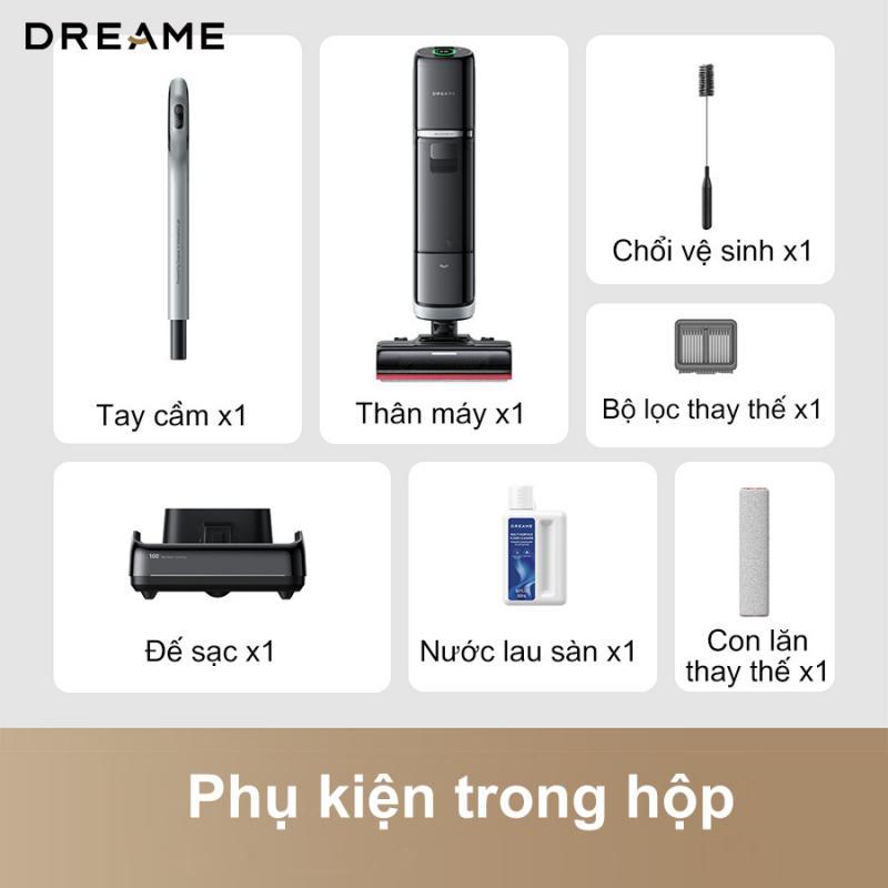 Máy hút bụi lau nhà khô và ướt Dreame H15 Pro Heat