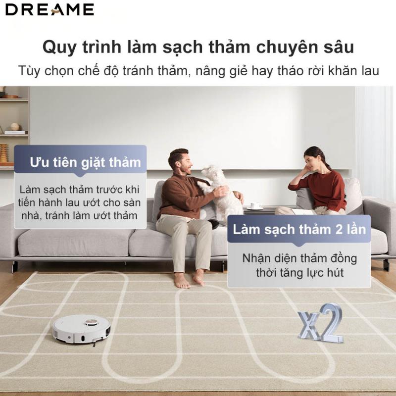 Robot hút bụi lau nhà Dreame X40 Ultra