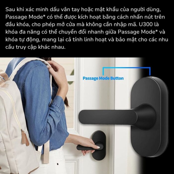 Khóa Cửa Thông Minh Smart Lock Aqara U300