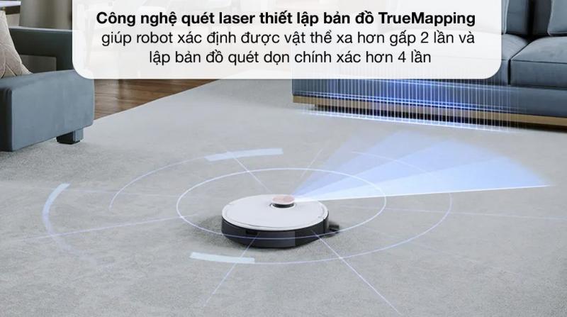 Robot hút bụi lau nhà Ecovacs Deebot T8 Max