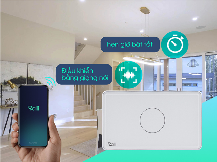 đa dạng phương thức điều khiển trên Model: CTCU.BLE CN