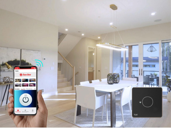 linh hoạt với hai phương thức điều khiển trên Model: CTCU.WF V