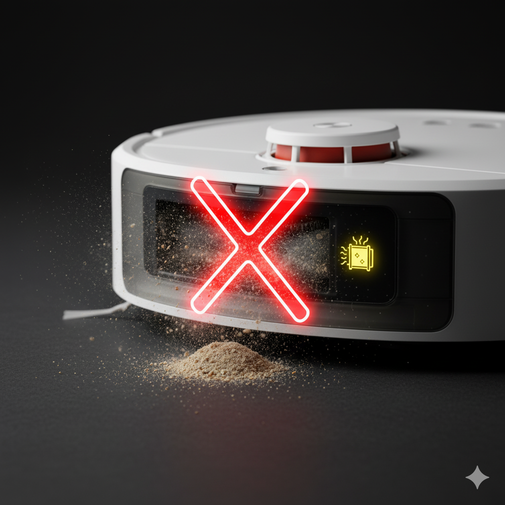 robot hút bụi không hút