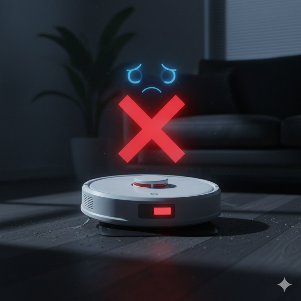 hiện tượng robot hút bụi không sạc được