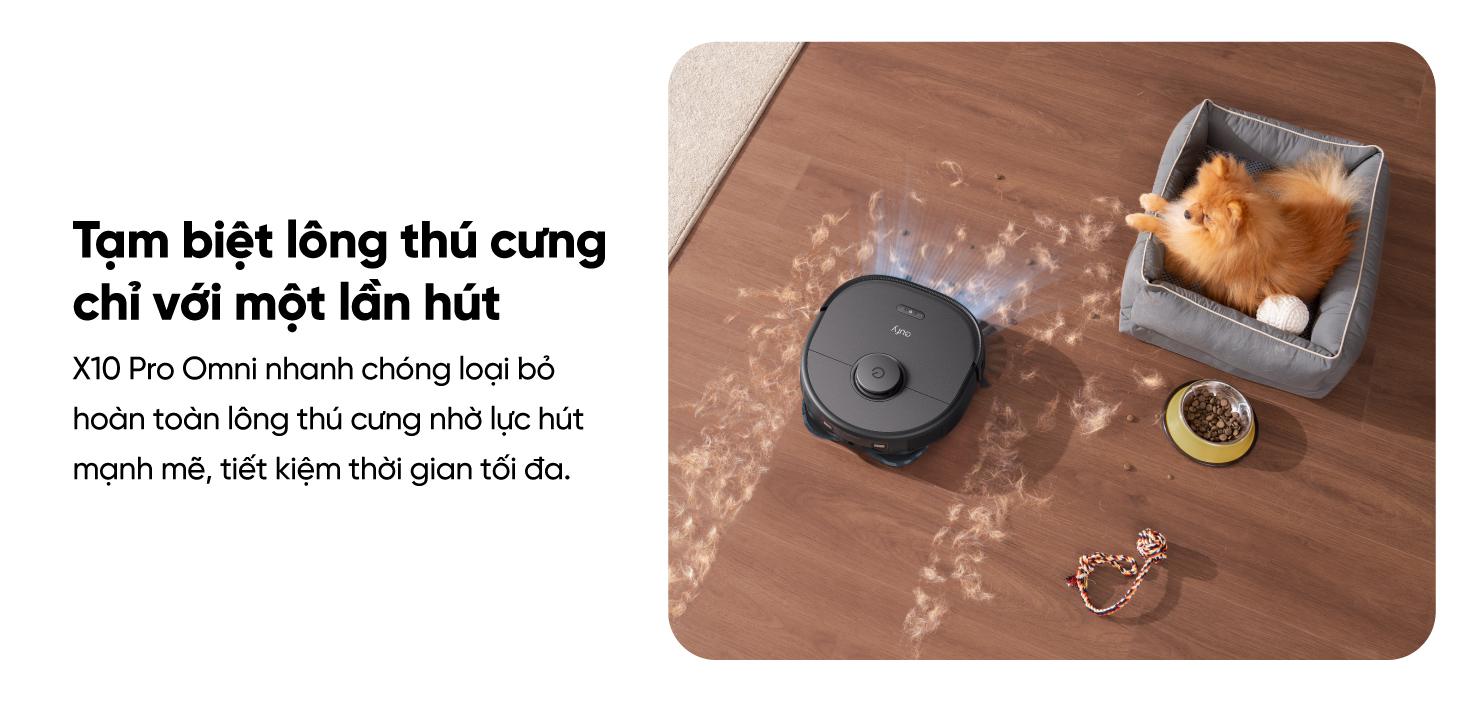 công nghệ chống rối của Robot hút bụi eufy X10 Pro Omni
