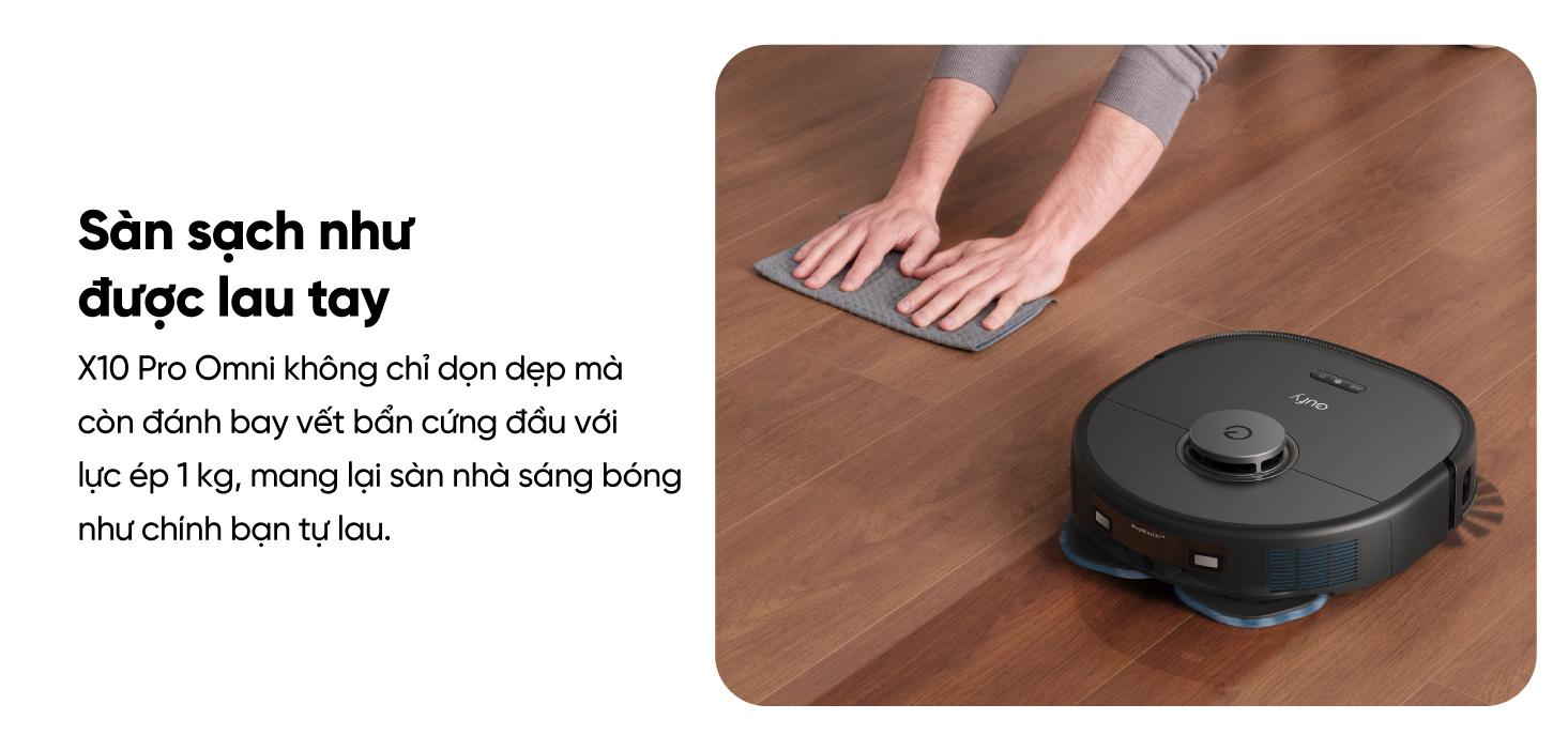 MopMaster 2.0 trên Robot hút bụi eufy X10 Pro Omni