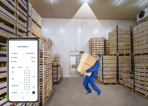 đảm bảo an toàn khi di chuyển đèn LED cảm biến thông minh