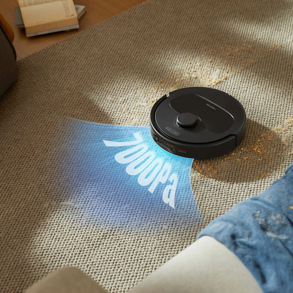 Lực hút lớn của Robot hút bụi QREVO S